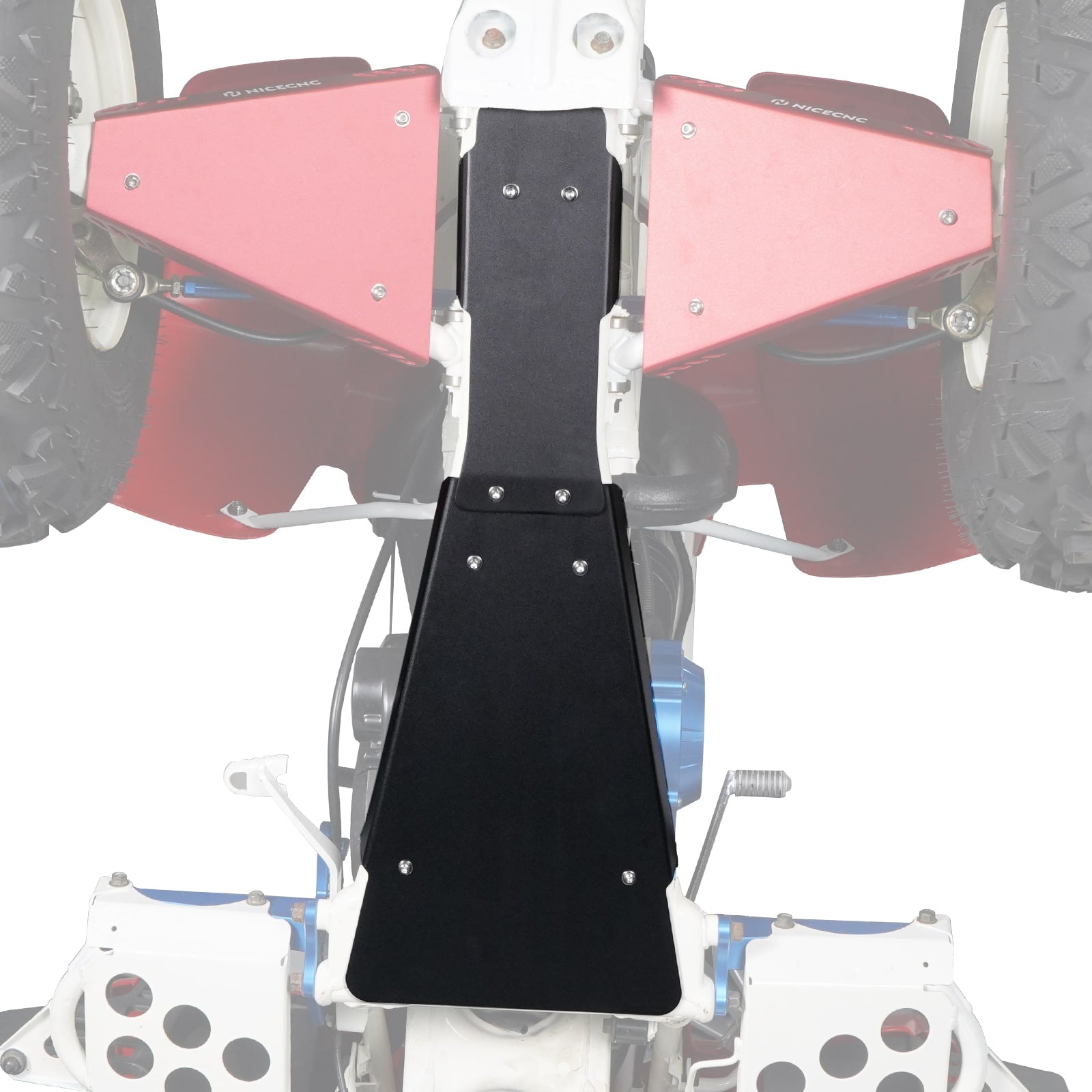 ATV Full Chassis Glide Swing Arm Skid Plate Guard For Yamaha Blaster 200