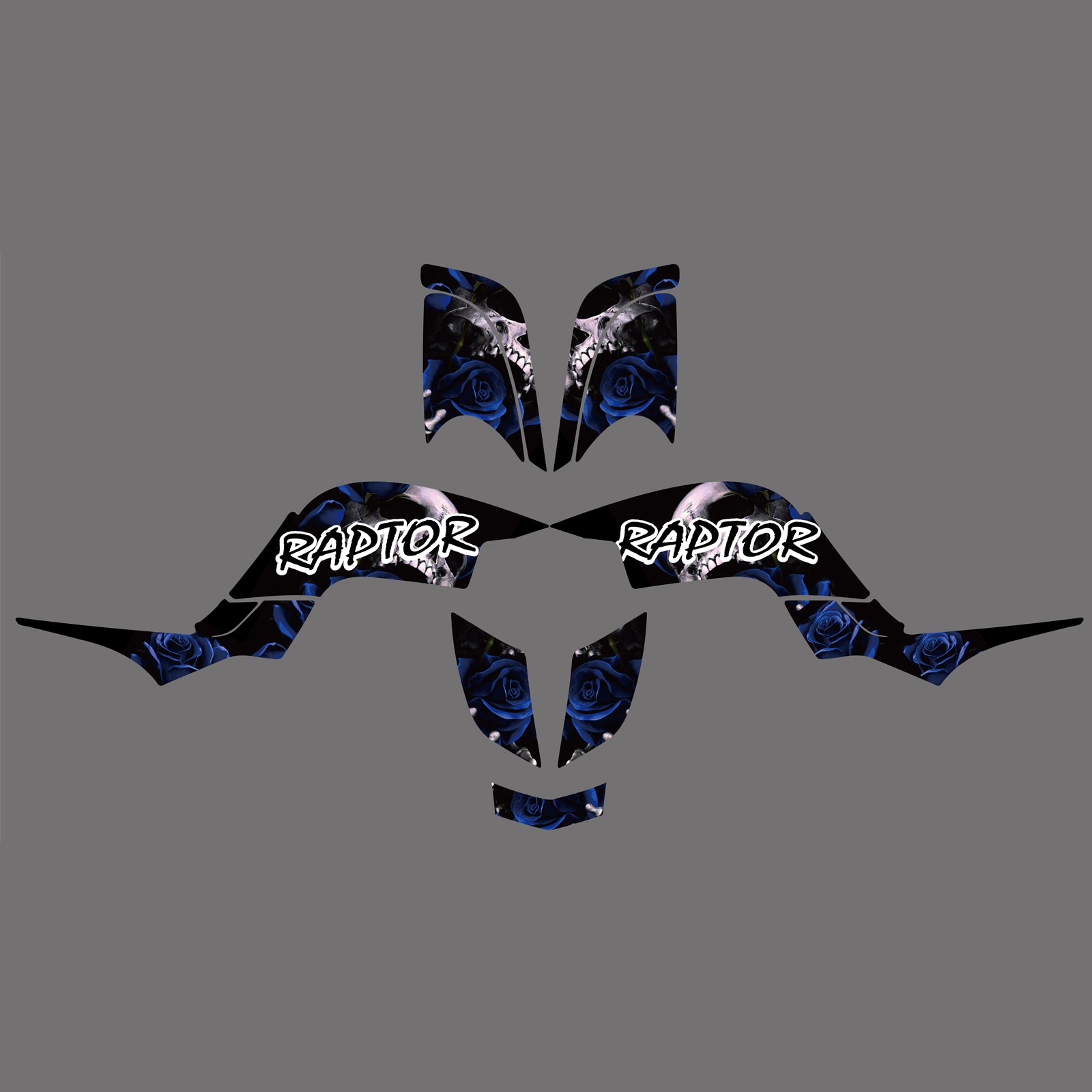 ATV Graphics Decals Kit For Yamaha Raptor 660 2001-2005