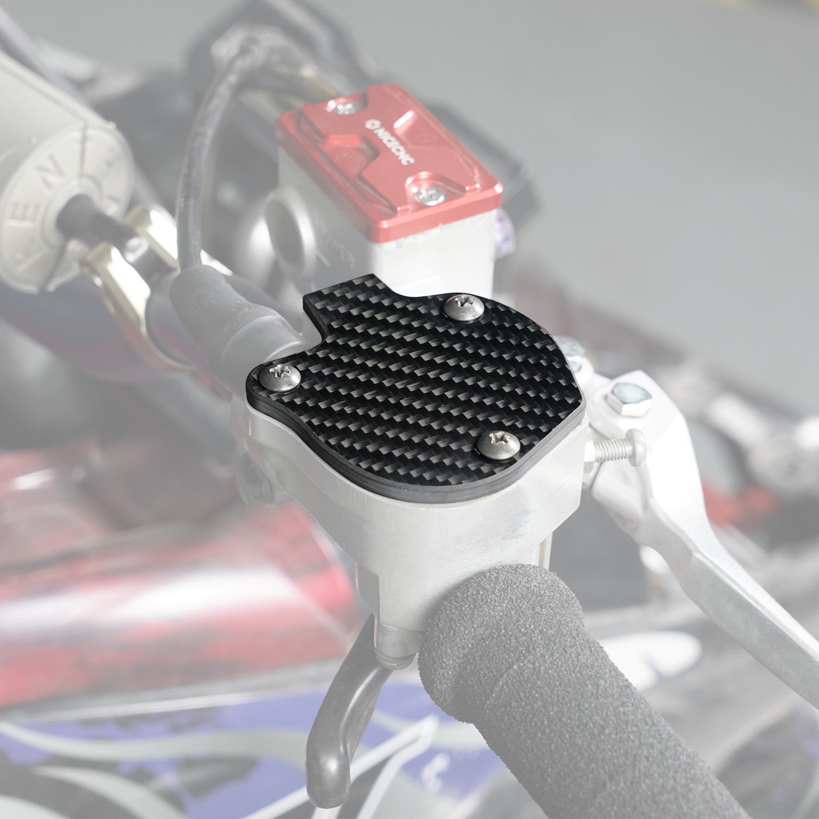 ATV Throttle Cover Guard Carbon Fiber For Yamaha Raptor 700 YFZ450R