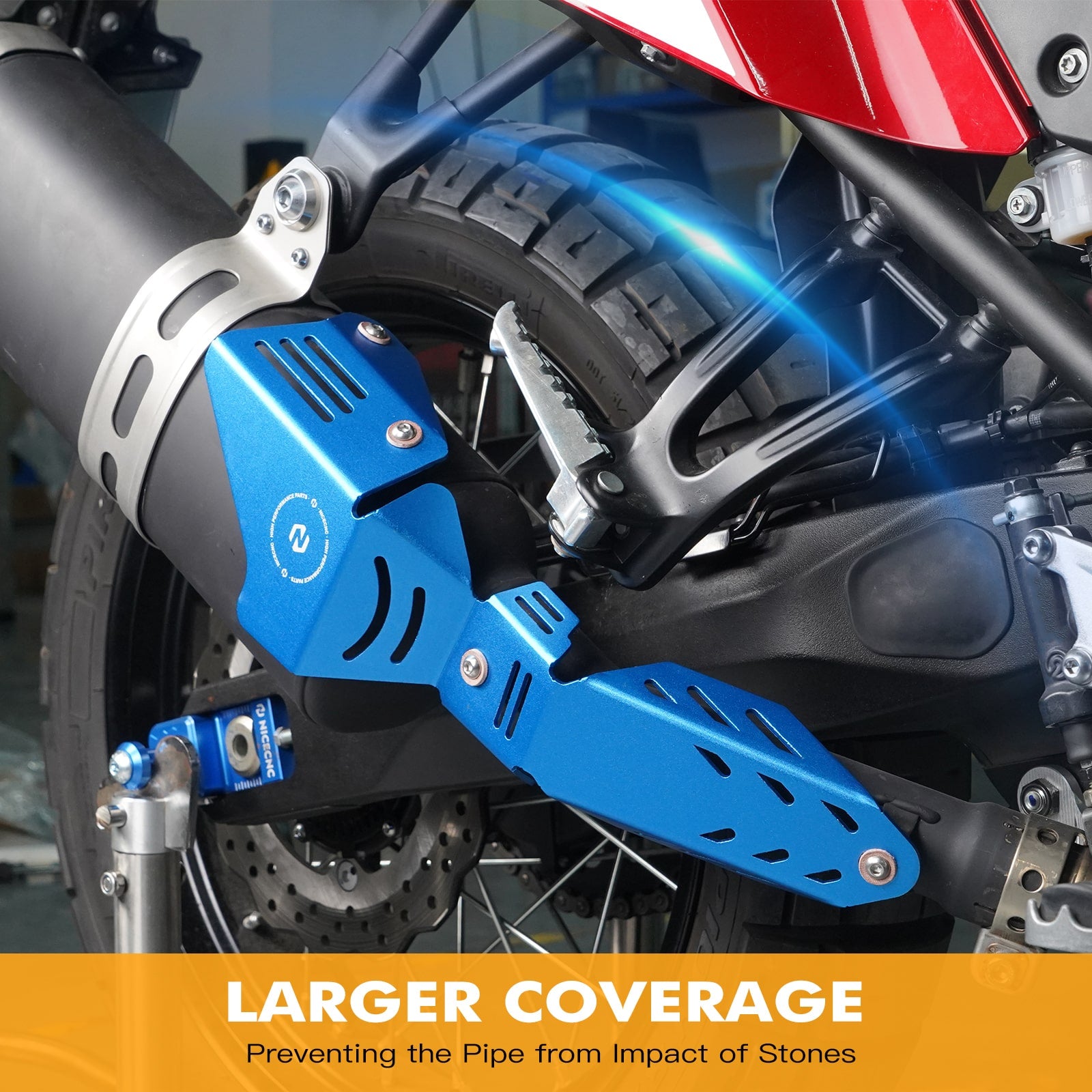 Exhaust Pipe Heat Shield Guard Cover For Yamaha Tenere 700 /XTZ 700  2019-2024