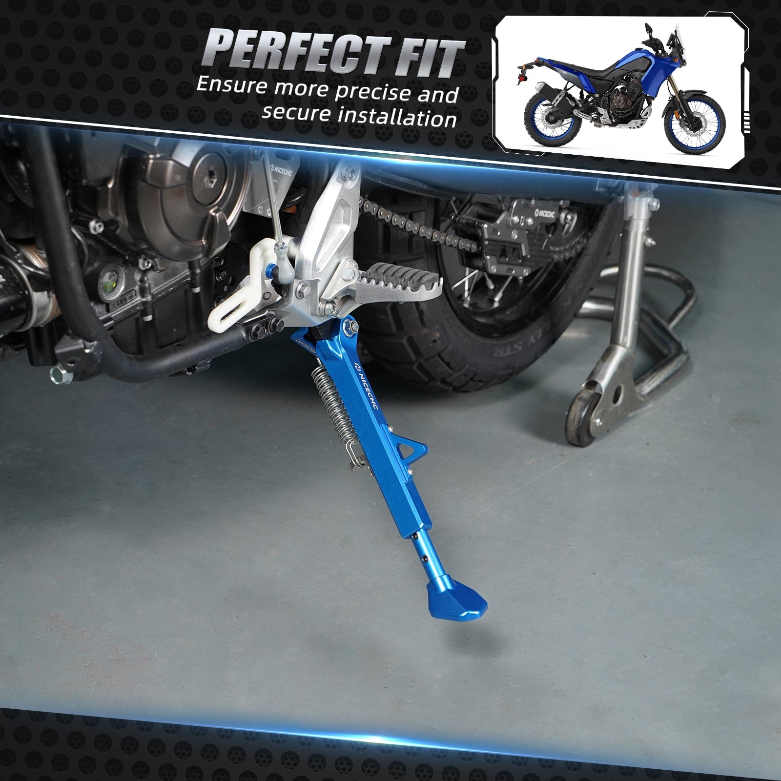 Parking System | Motorcycle Kickstand Extension Plate