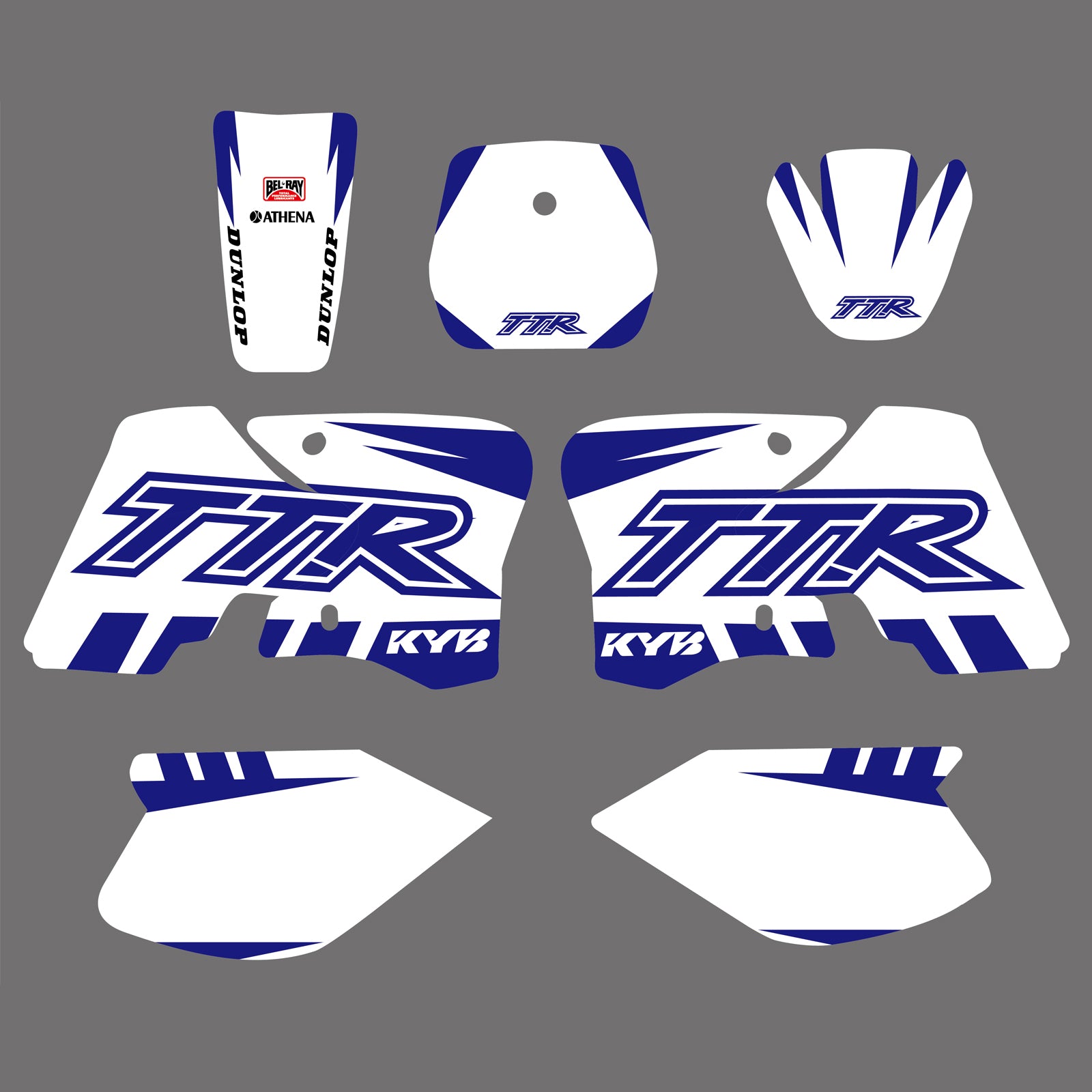 Graphics Decals Stickers Kit For Yamaha TTR90 2000-2007