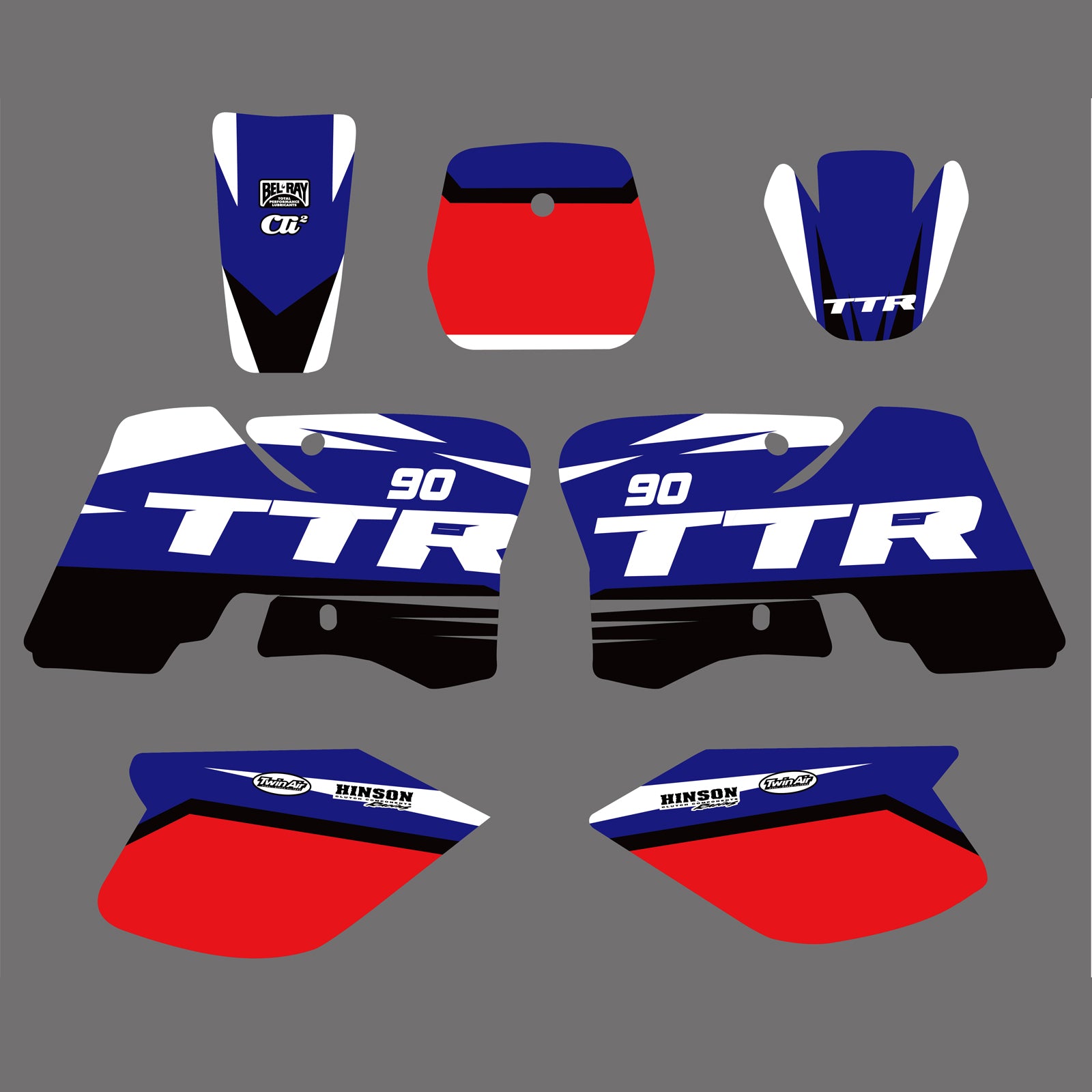 Team Graphics Decals Stickers Deco For Yamaha TTR 90 TTR90 2000-2007