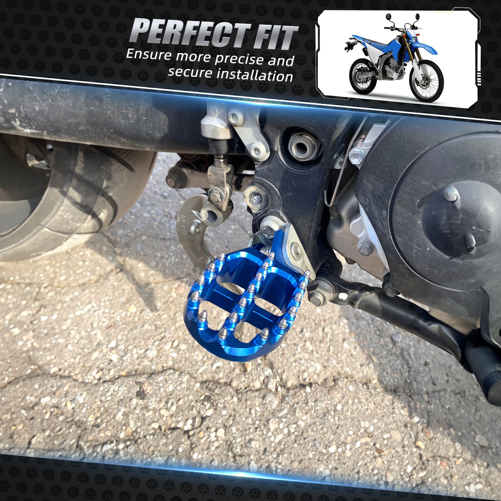 Bike Foot pegs | Motorcycle Brake Pedal | Bud Footpegs |