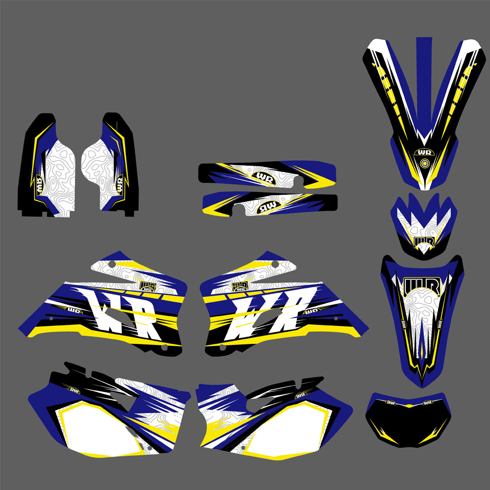 Team Decals Stickers Graphics Kit For Yamaha WR250F WR450F 2007-2011