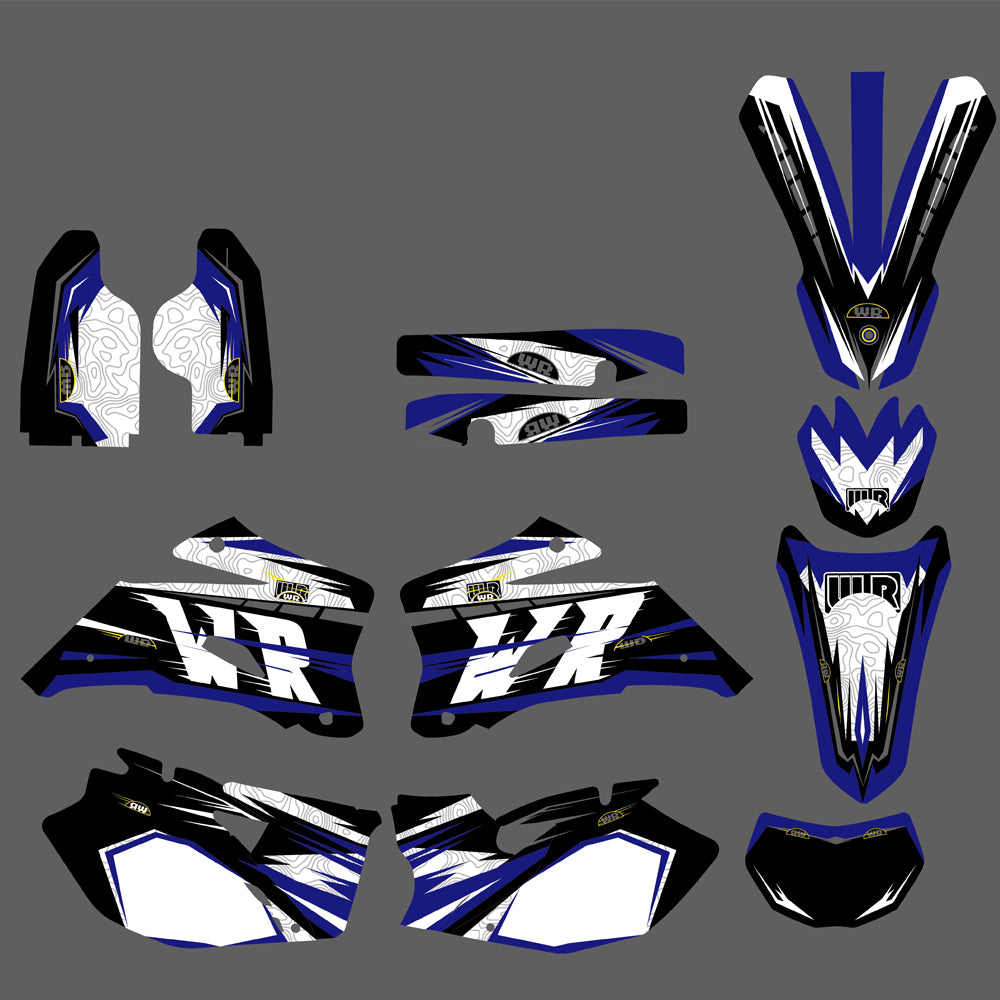 Team Decals Stickers Graphics Kit For Yamaha WR250F WR450F 2007-2011