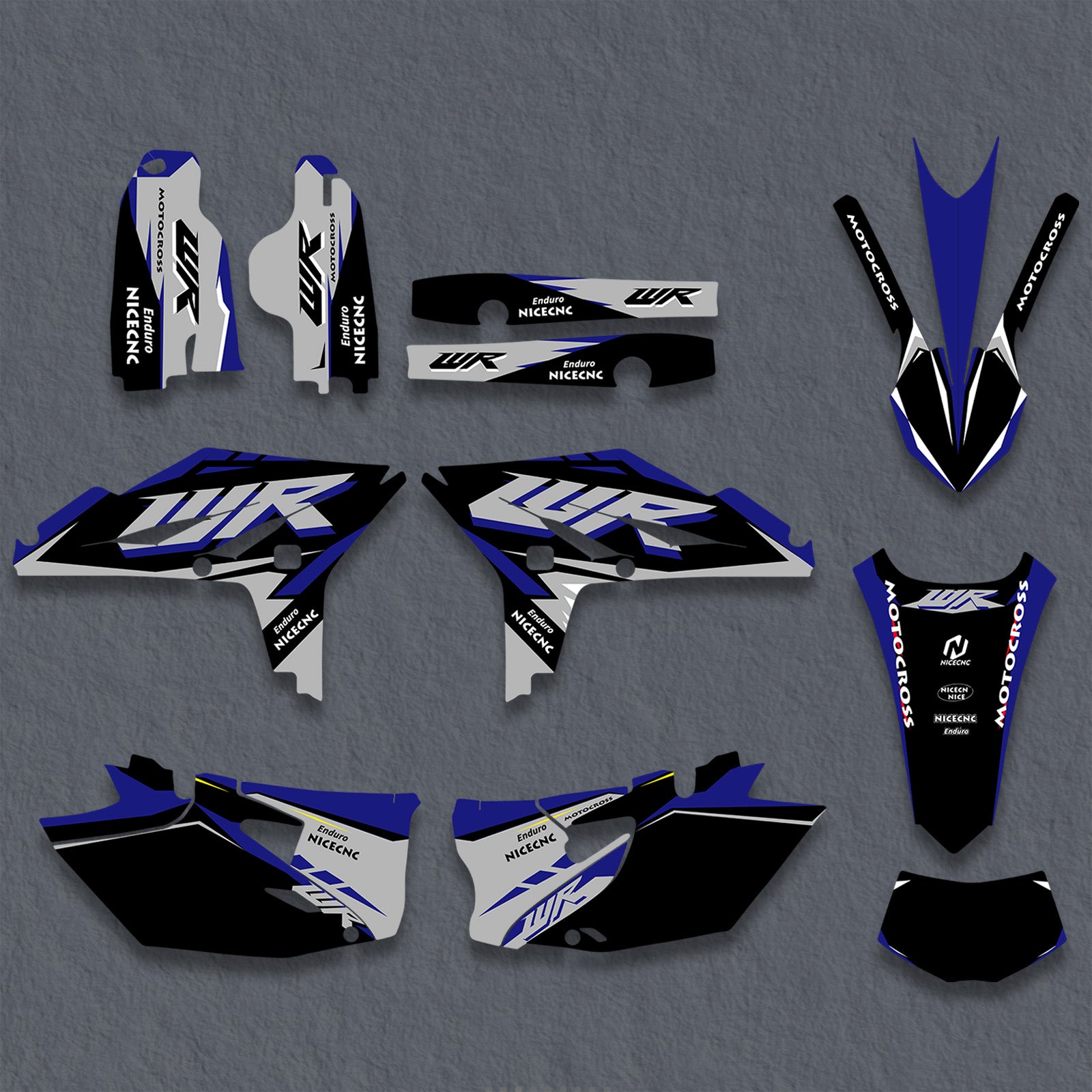 Full Graphics Decals Stickers Kit For YAMAHA WR450F 2012-2015