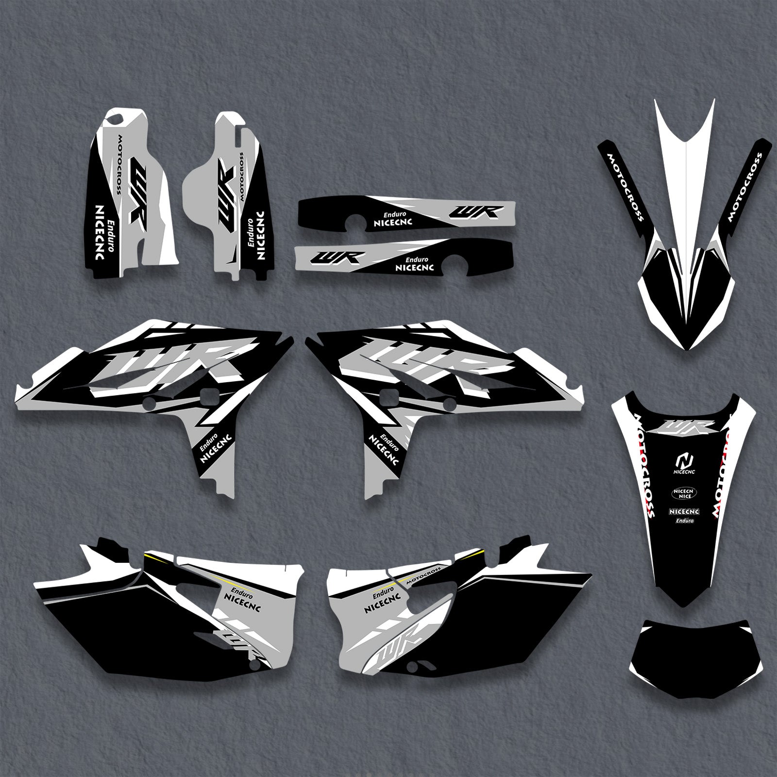 Full Graphics Decals Stickers Kit For YAMAHA WR450F 2012-2015