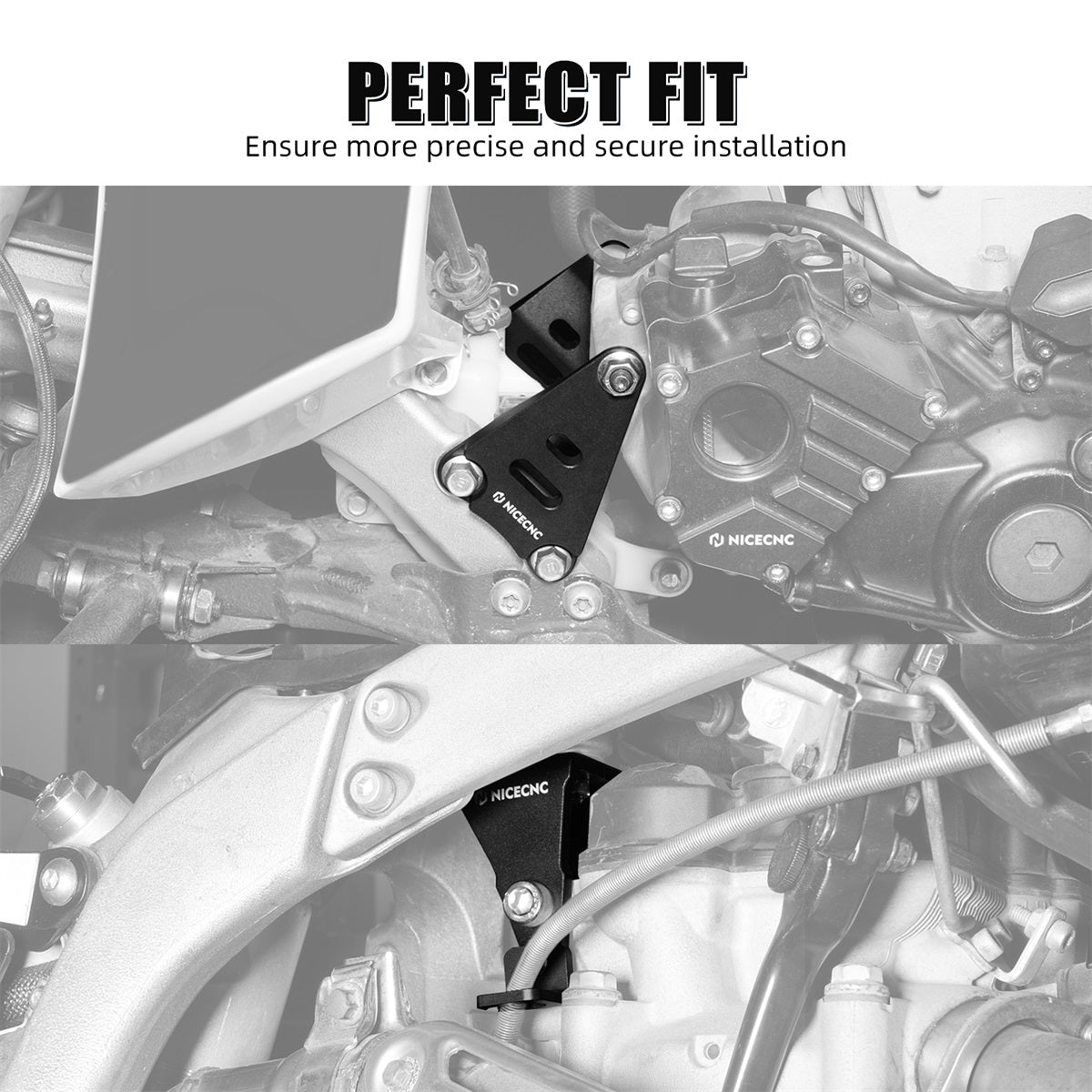 ATV Upgraded Engine Stays Mounting Brackets Set For Yamaha YFZ450R 2009-2025