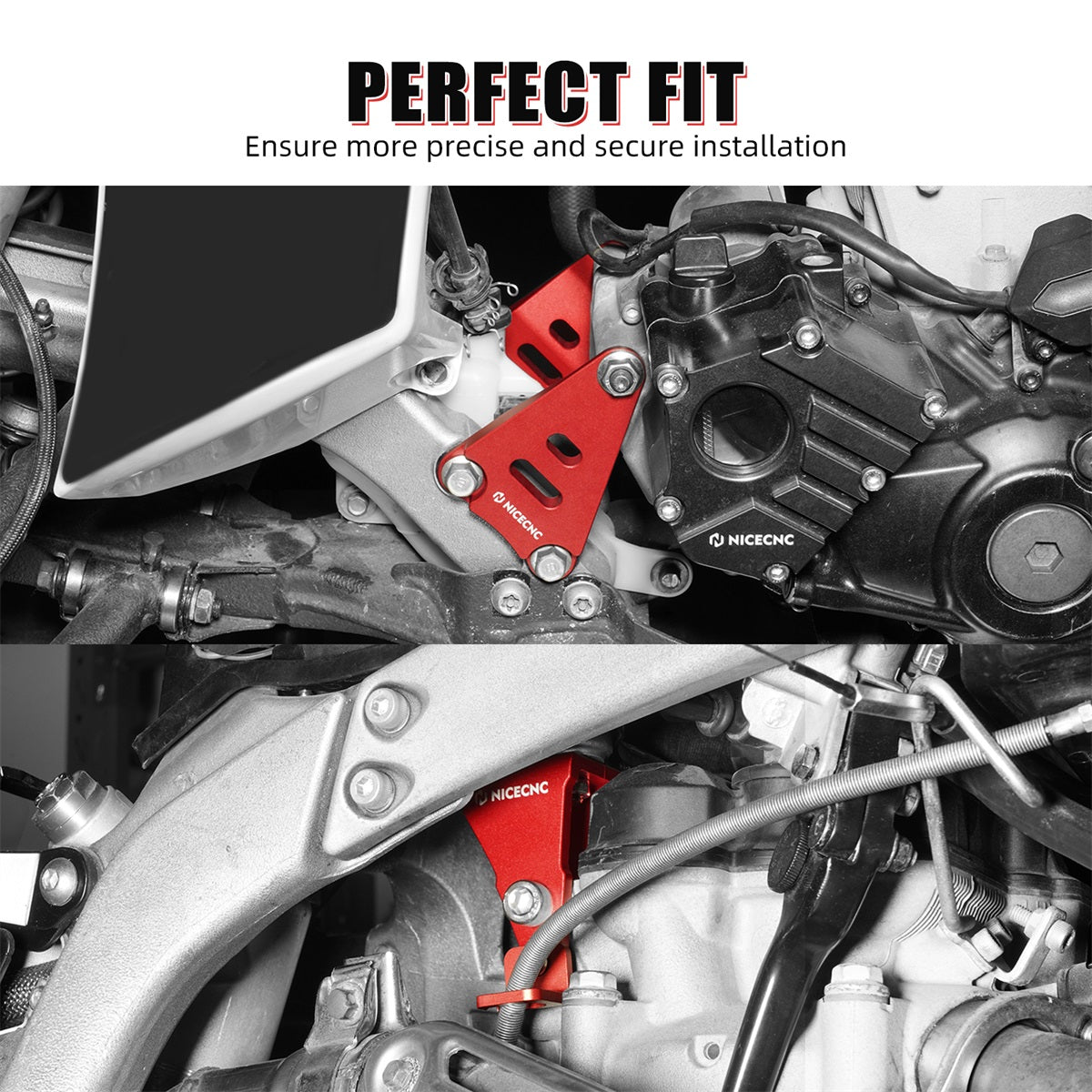 ATV Upgraded Engine Stays Mounting Brackets Set For Yamaha YFZ450R 2009-2025