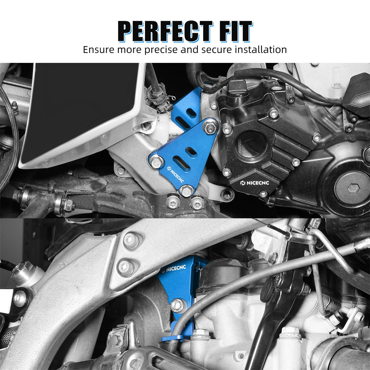 ATV Upgraded Engine Stays Mounting Brackets Set For Yamaha YFZ450R 2009-2025