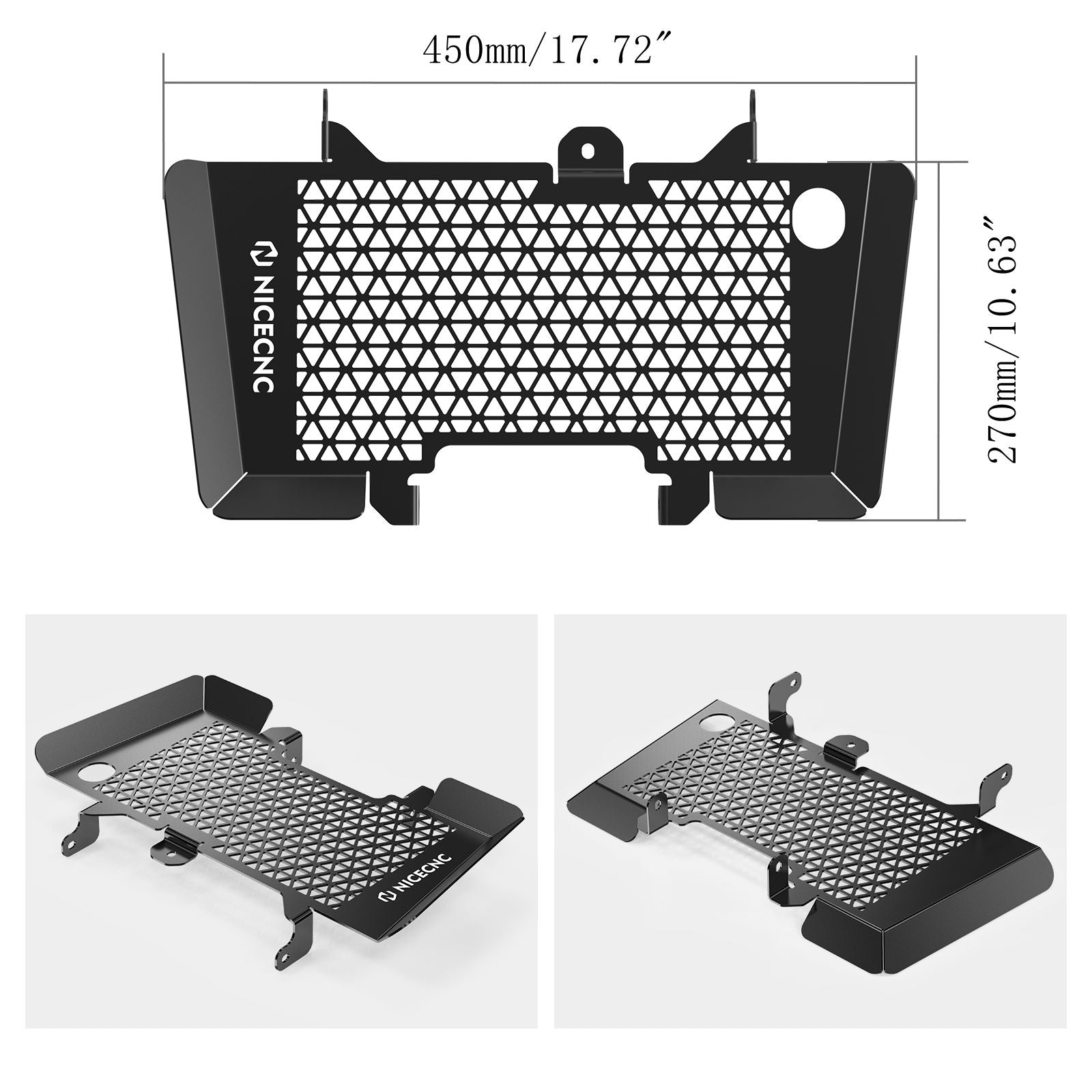 ATV Radiator Grille Shield Guard Cover For Yamaha YFZ450R YFZ450X