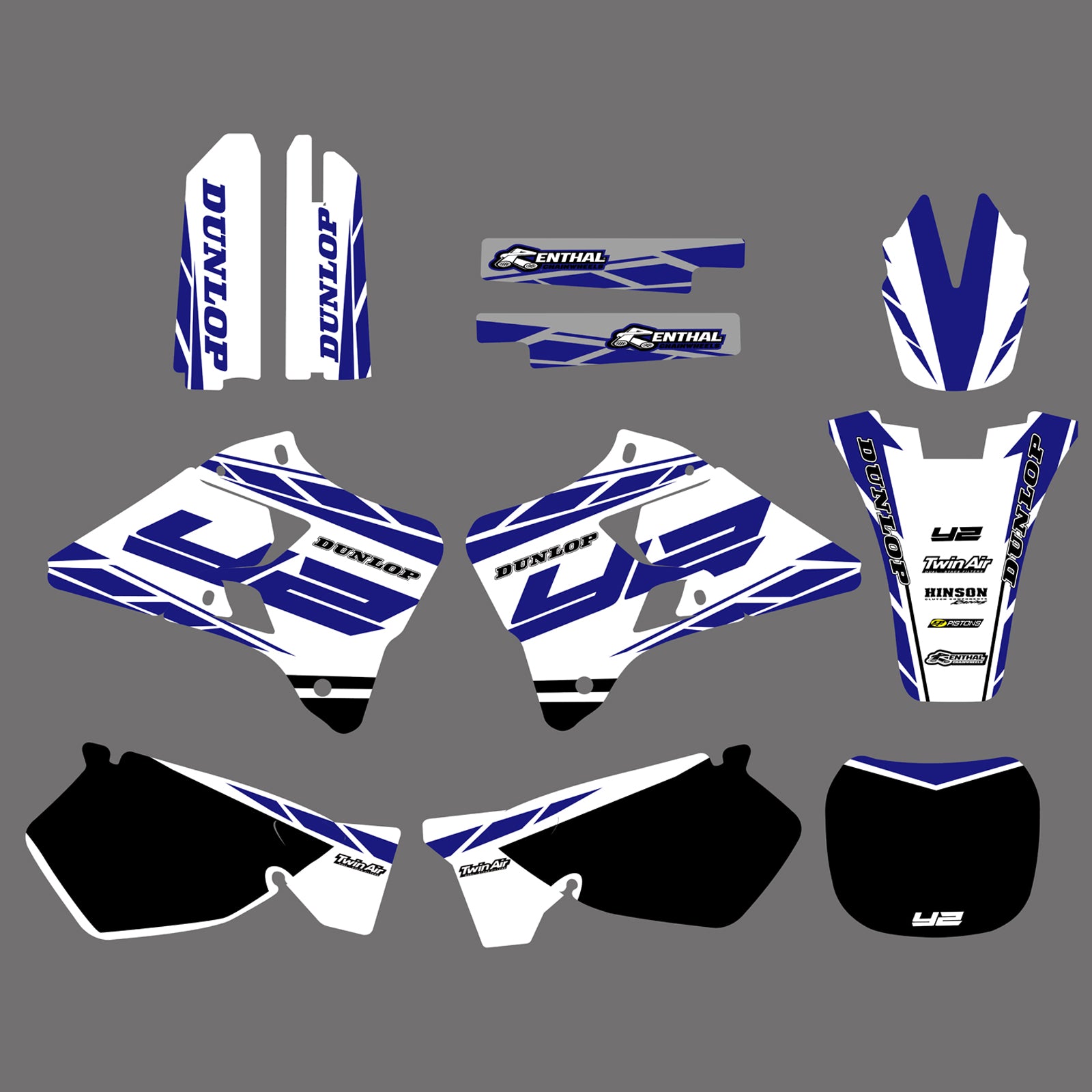 Motorcycle Decals For Yamaha YZ125 YZ250 1996-2001