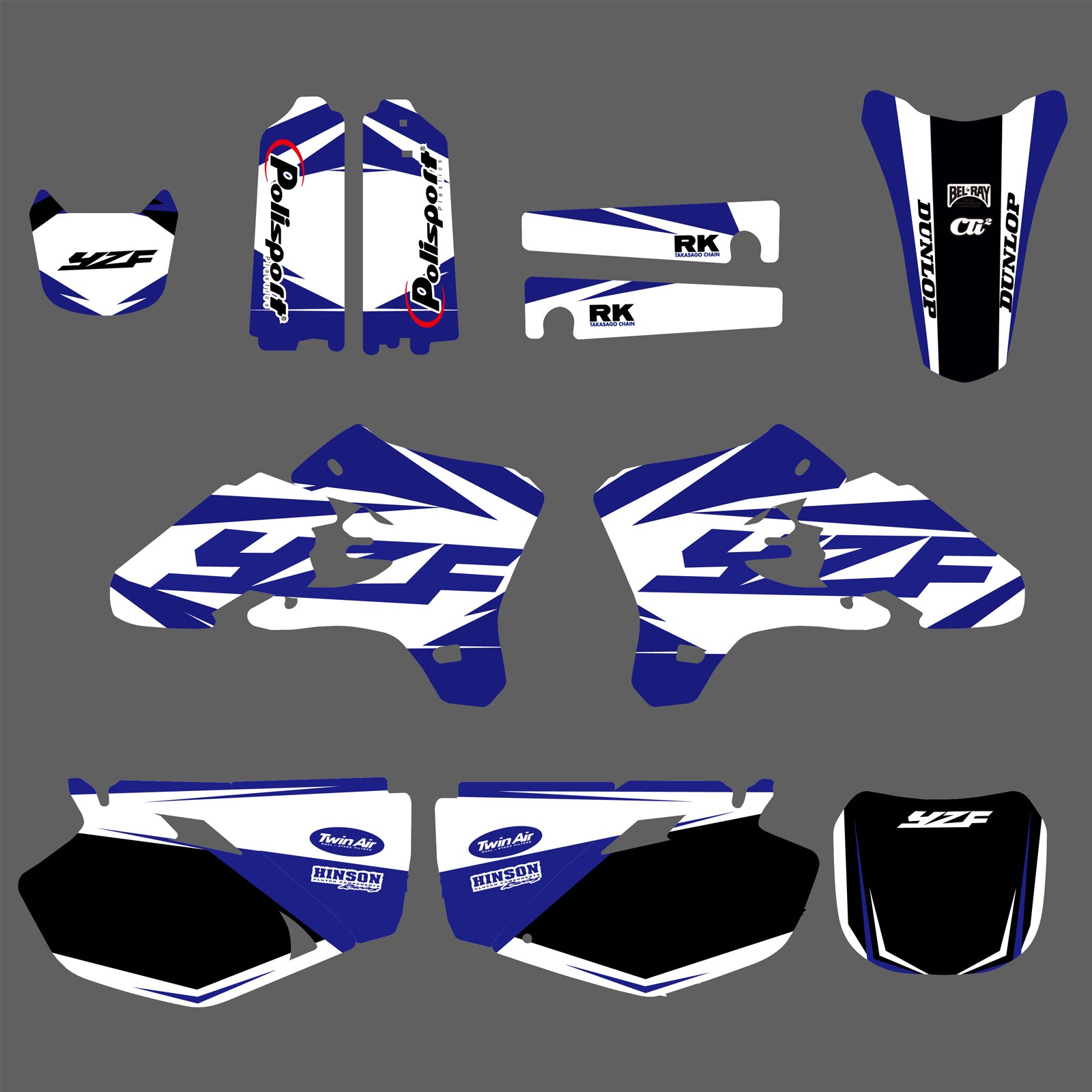 Stylish Decals Sticker For YAMAHA YZ250F YZ450F 2003 2004 2005