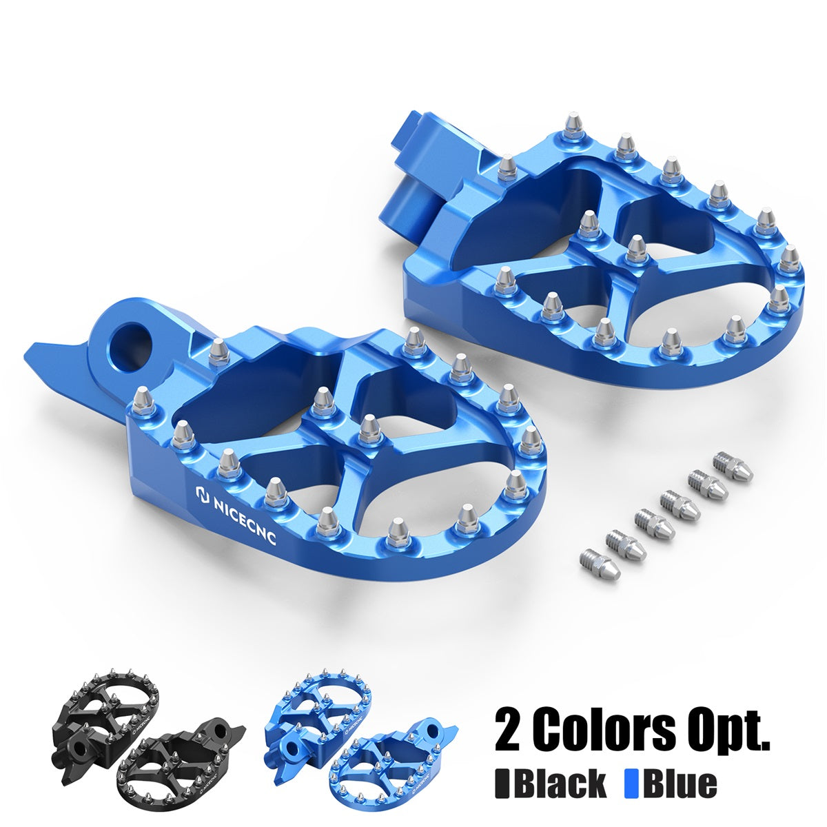 Pair Forged Foot Pegs For Yamaha YZ250F YZ450F WR450F 2024