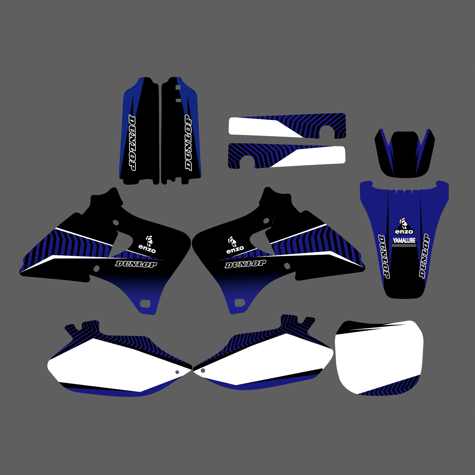 Team Graphics Backgrounds Decals Kit For Yamaha YZ250F YZ400F YZ426F 1998-2002