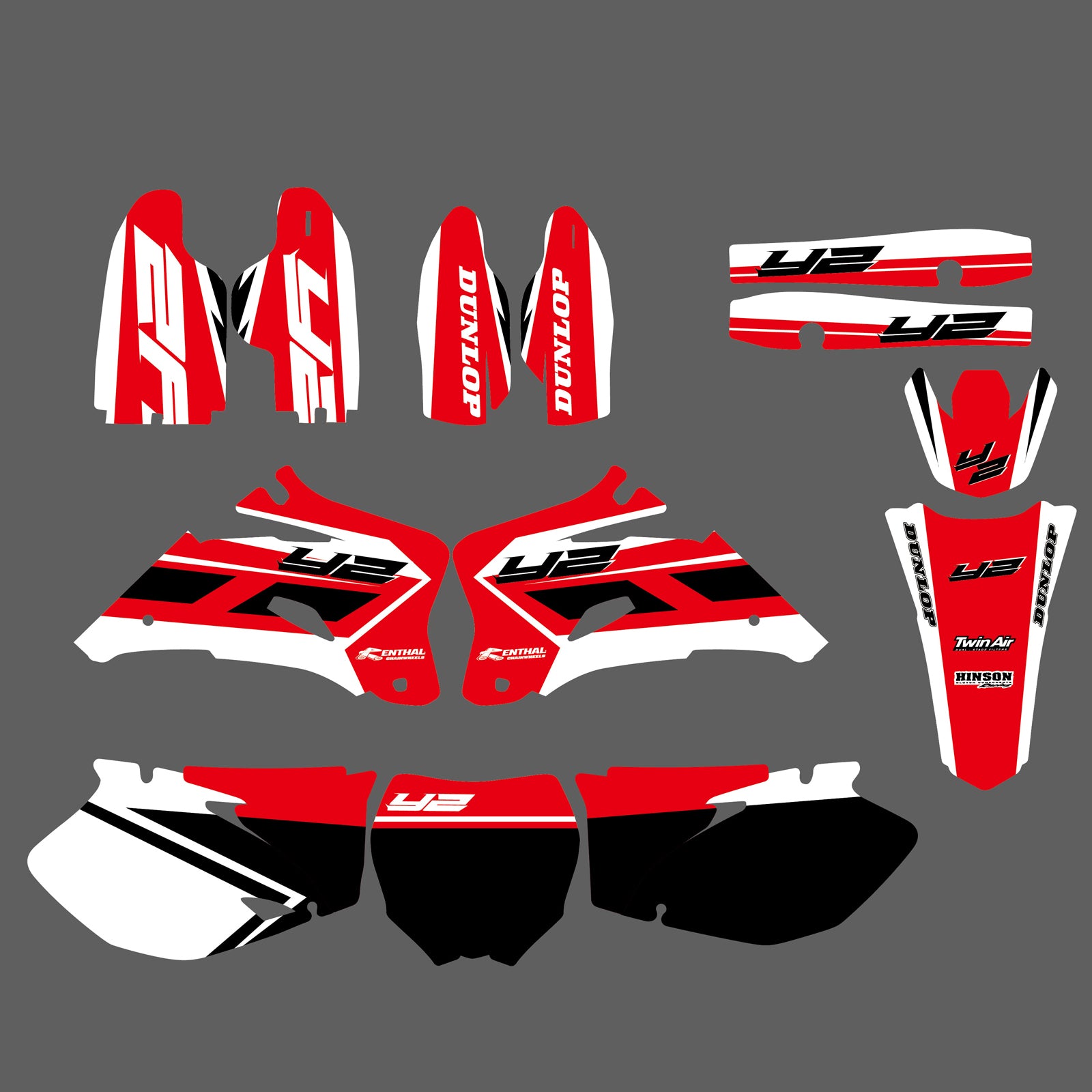 Graphics Kit Decals Stickers For Yamaha YZ250F YZ450F 2006-2009