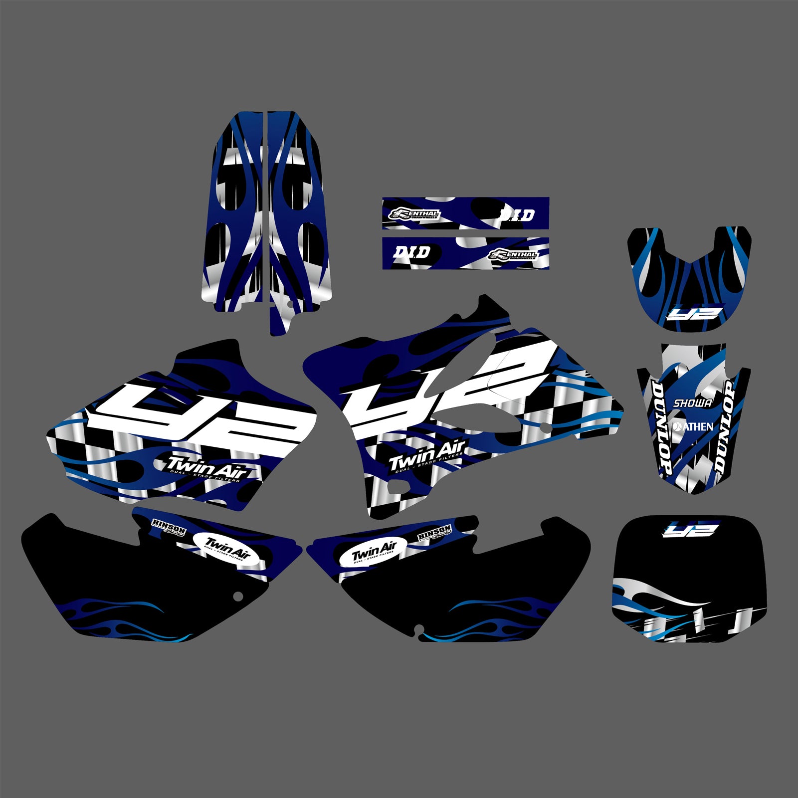 Team Graphics Decals Stickers Kit For Yamaha YZ85 2002-2014