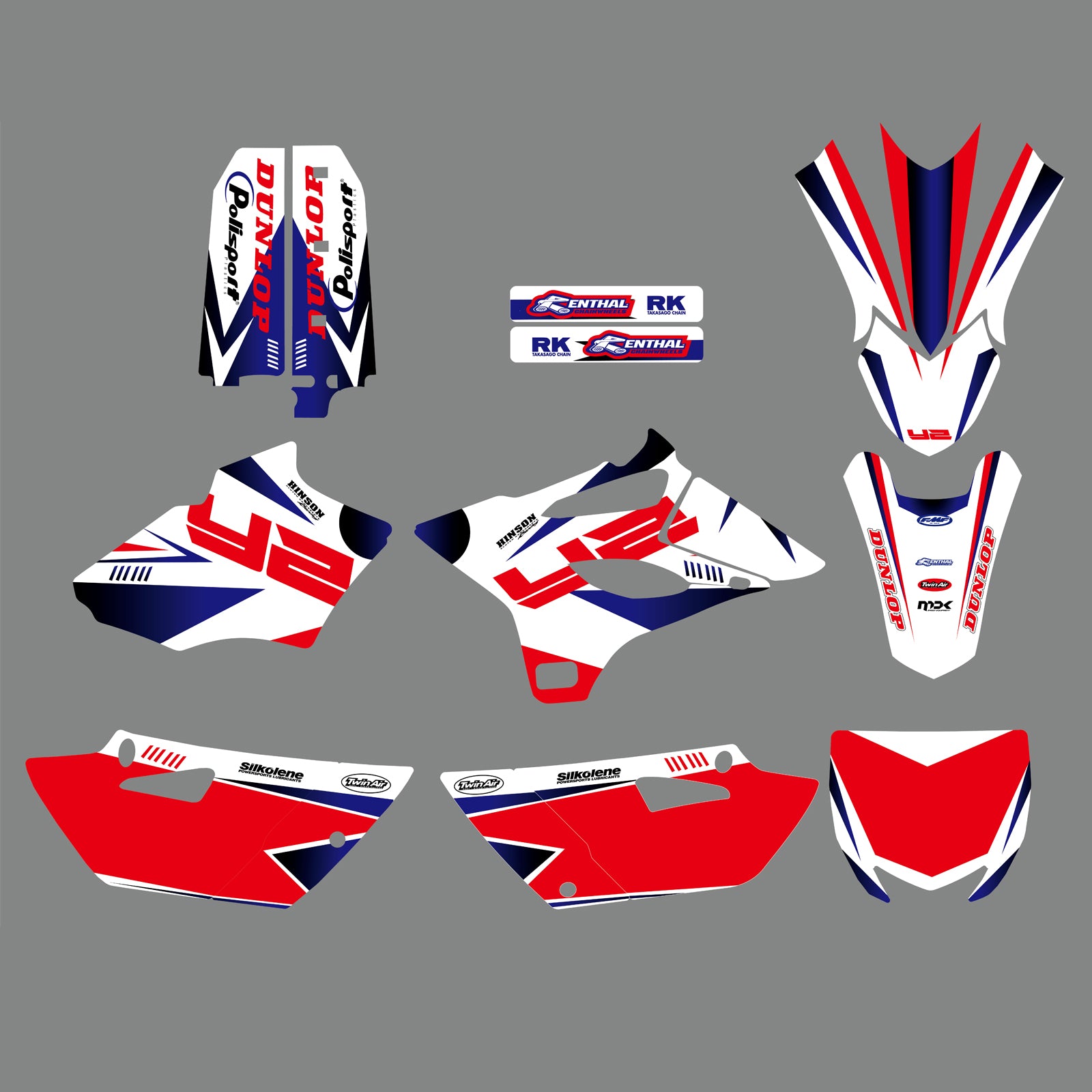 Motorcycle Graphics Decals Fender Stickers For Yamaha YZ85 2015-2020