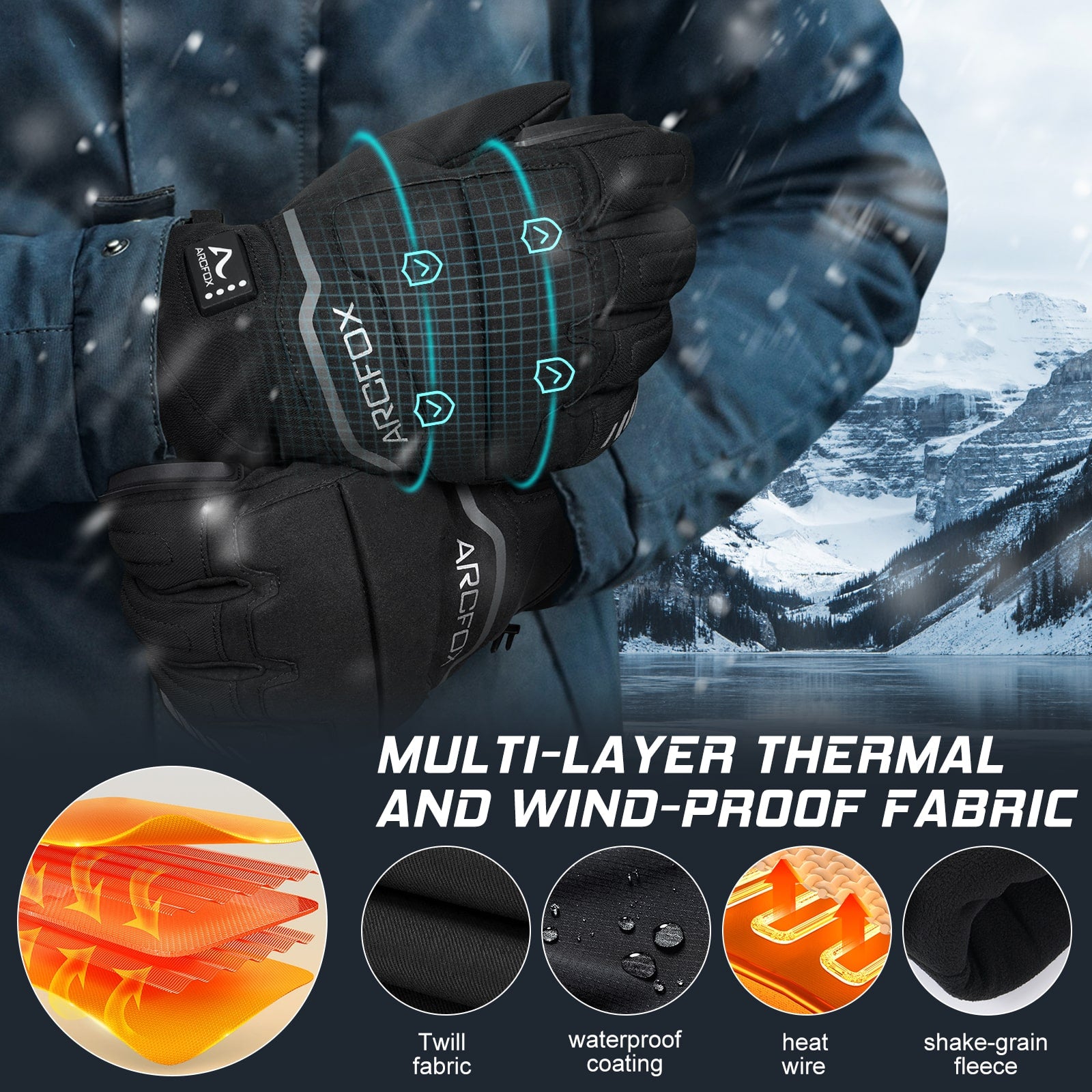 Electric winter gloves on sale