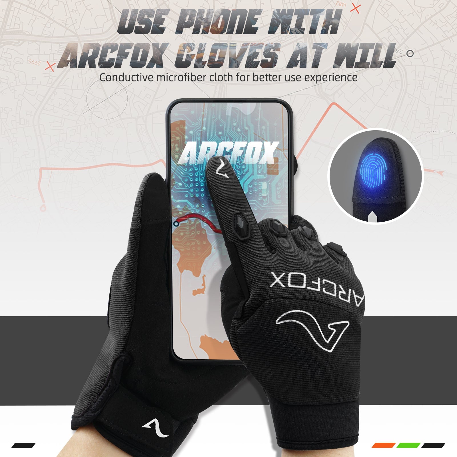 Cool dirt bike online gloves