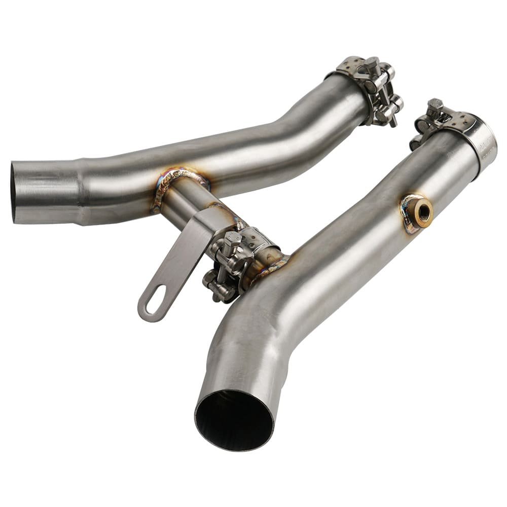 Exhaust Muffler Pipe Mid Tube For Suzuki GSX1300R Hayabusa 2008-2020