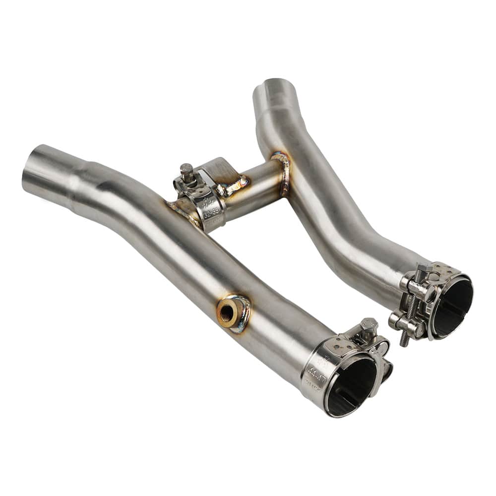 Exhaust Muffler Pipe Mid Tube For Suzuki GSX1300R Hayabusa 2008-2020