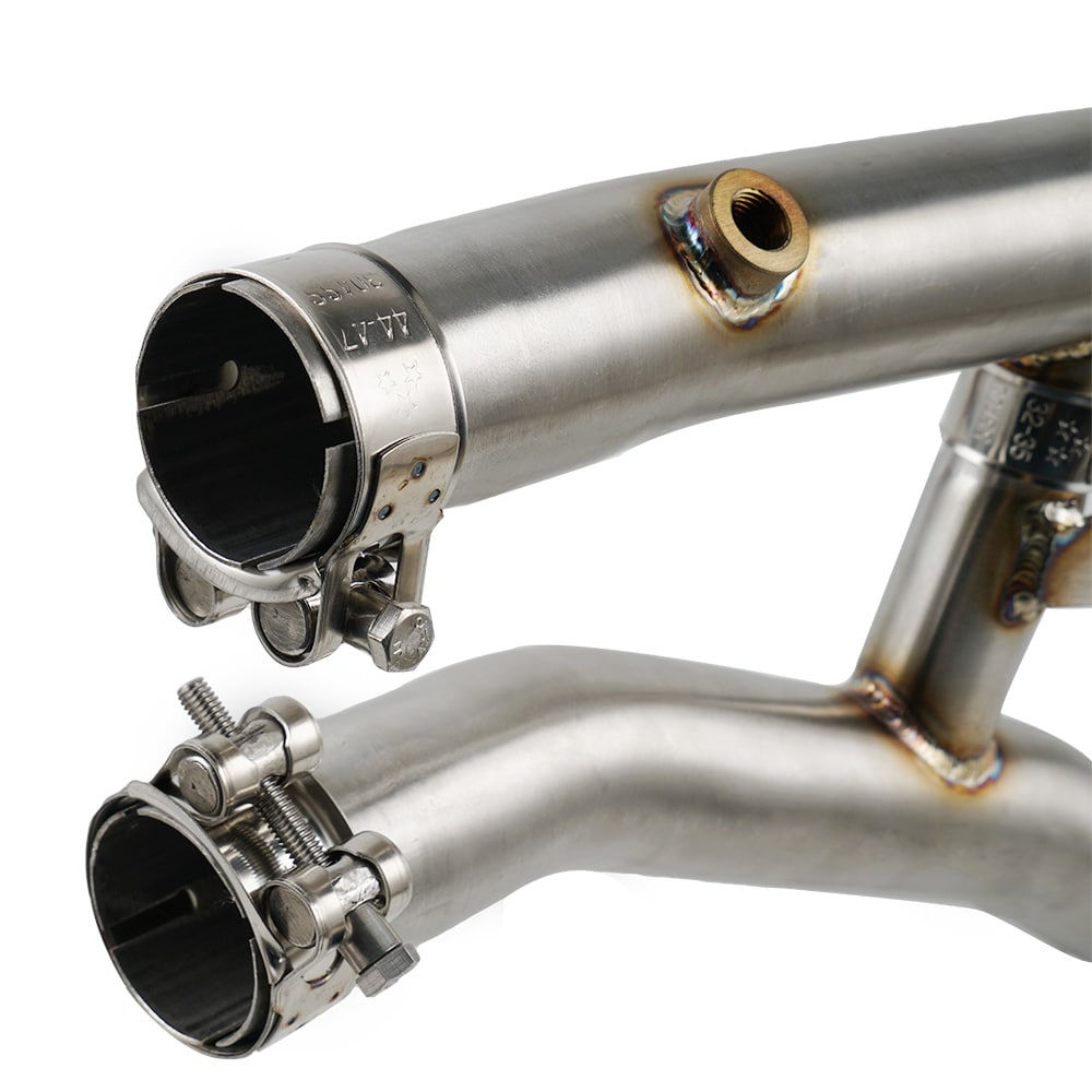 Exhaust Muffler Pipe Mid Tube For Suzuki GSX1300R Hayabusa 2008-2020