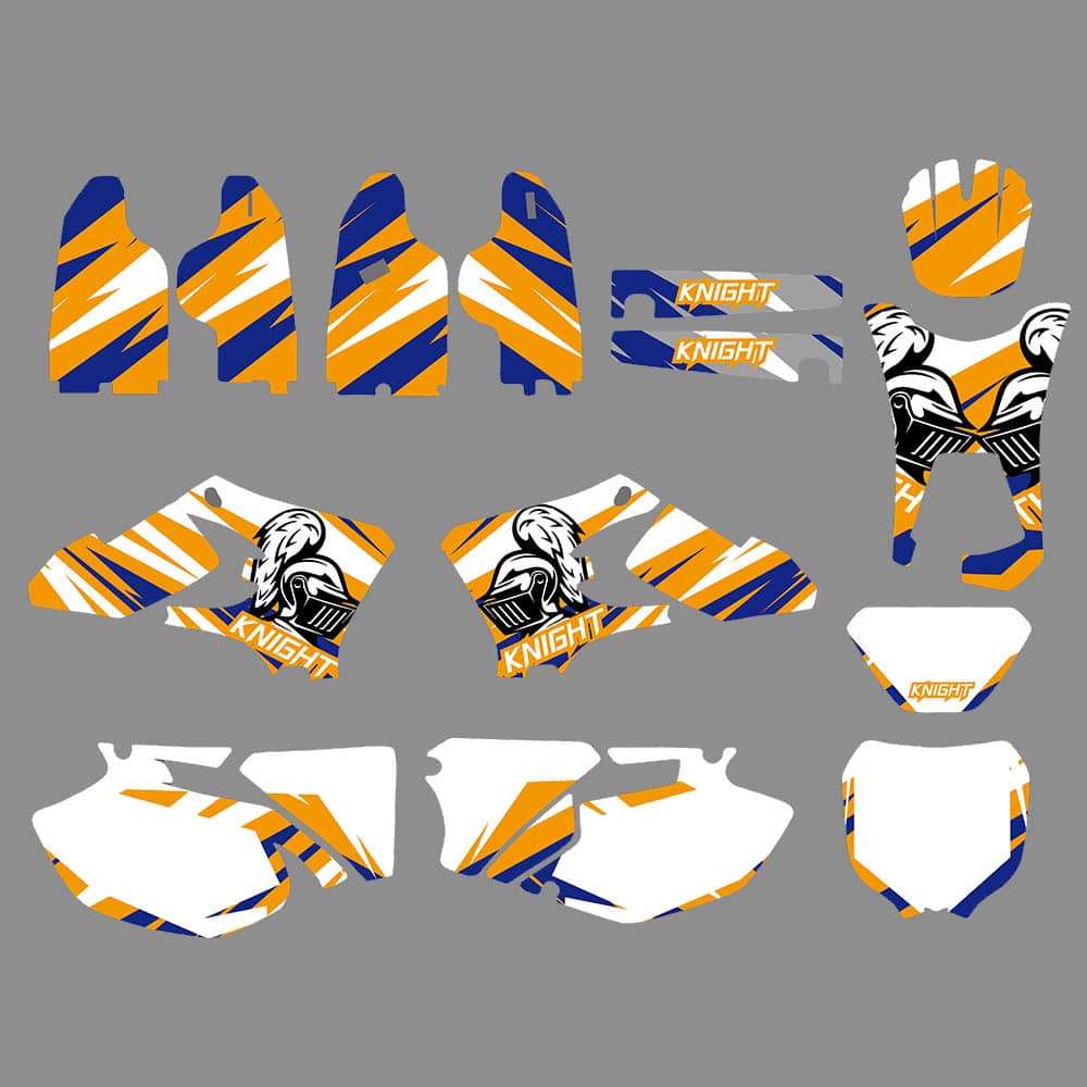 New Team Backgrounds DecalsStickers For Yamaha WR250F/WR450F 2005-2006