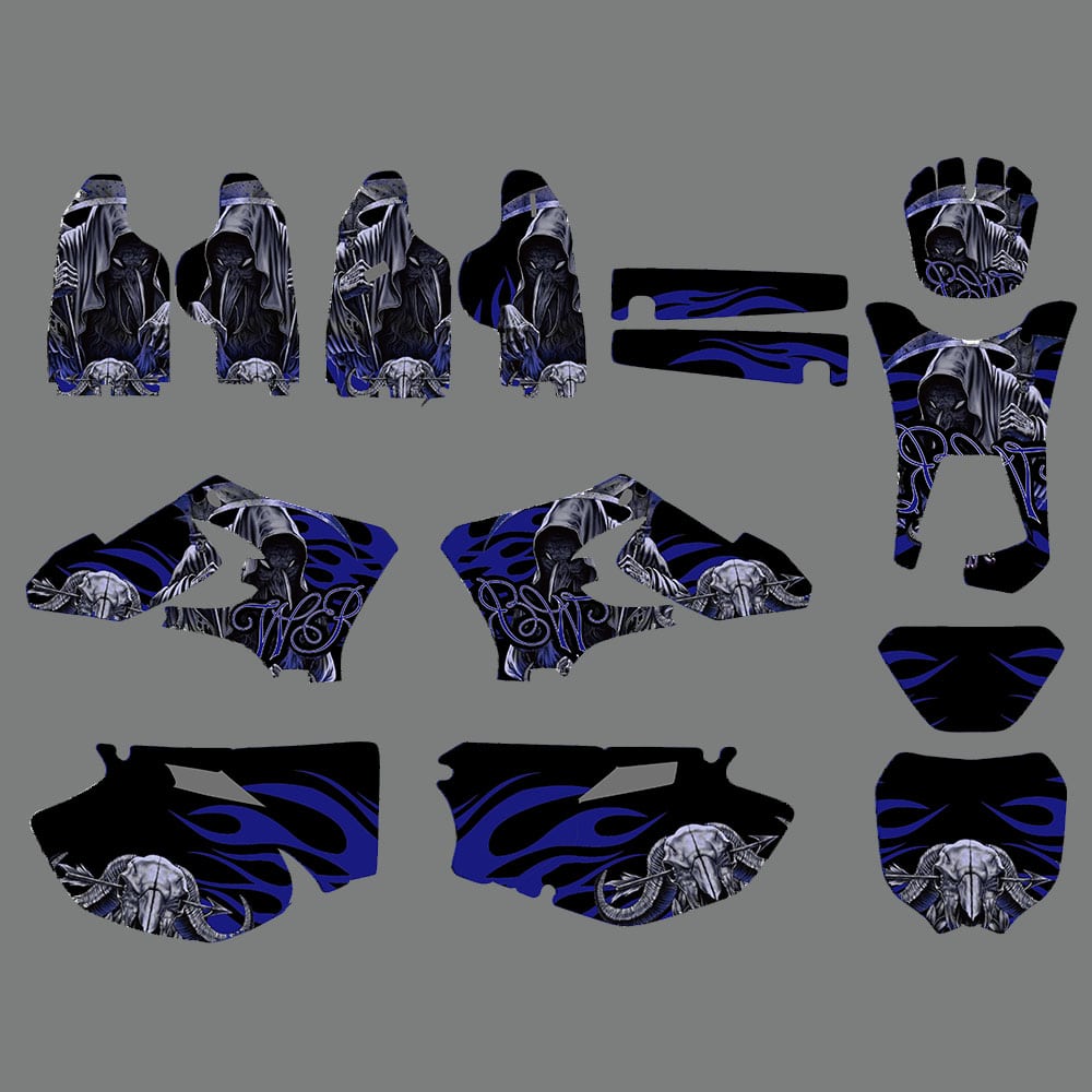 Custom Motocross Decals for Yamaha WR250F WR450F 2005-2006