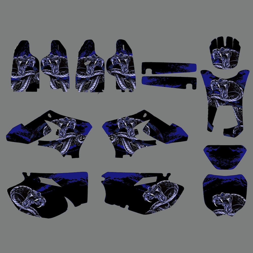 Custom Motocross Decals for Yamaha WR250F WR450F 2005-2006